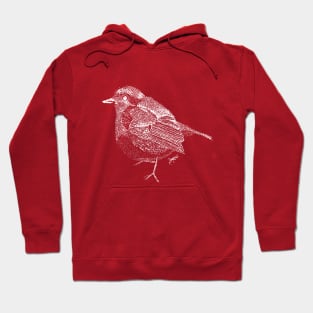 Little Inverted Robin Redbreast Hoodie